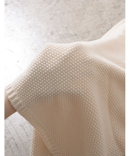 Re:EDIT（リエディ）の「鹿の子編みストレートニットスカート（スカート・レディース・ブラック/ベージュ/グレー/アイボリー/ブルー・MEDIUM/LARGE/SHORT）」の21枚目の写真