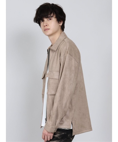 semantic design（セマンティックデザイン）の「セマンティックデザイン/semantic design ストレッチ フェイクスエード CPOアウター（その他アウター・メンズ・ベージュ/アイボリー・MEDIUM/LARGE/X-LARGE/S）」の7枚目の写真