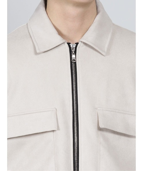 semantic design（セマンティックデザイン）の「セマンティックデザイン/semantic design ストレッチ フェイクスエード CPOアウター（その他アウター・メンズ・ベージュ/アイボリー・MEDIUM/LARGE/X-LARGE/S）」の9枚目の写真