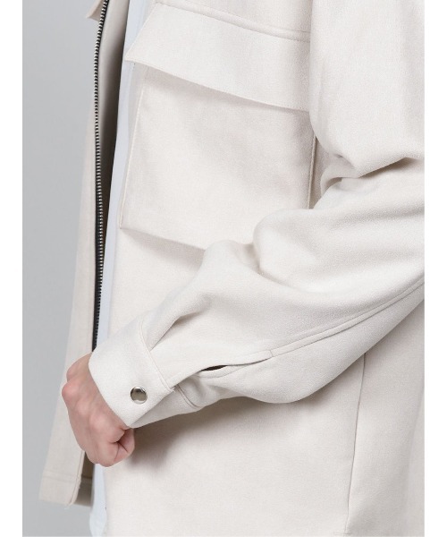 semantic design（セマンティックデザイン）の「セマンティックデザイン/semantic design ストレッチ フェイクスエード CPOアウター（その他アウター・メンズ・ベージュ/アイボリー・MEDIUM/LARGE/X-LARGE/S）」の10枚目の写真