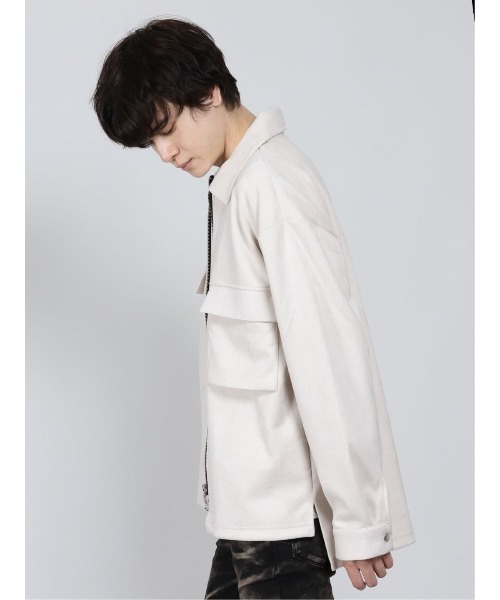 semantic design（セマンティックデザイン）の「セマンティックデザイン/semantic design ストレッチ フェイクスエード CPOアウター（その他アウター・メンズ・ベージュ/アイボリー・MEDIUM/LARGE/X-LARGE/S）」の11枚目の写真