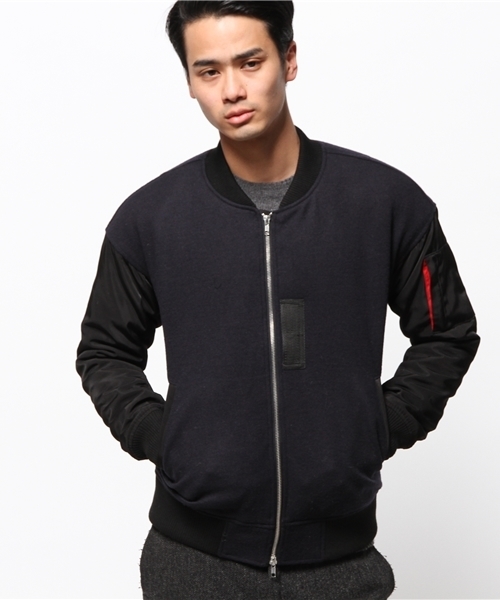 WHO'S WHO gallery（フーズフーギャラリー）の「【GIGGER】GIGA1（ブルゾン・メンズ・ブラック/ネイビー・MEDIUM/LARGE）」の2枚目の写真