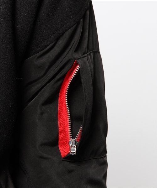 WHO'S WHO gallery（フーズフーギャラリー）の「【GIGGER】GIGA1（ブルゾン・メンズ・ブラック/ネイビー・MEDIUM/LARGE）」の4枚目の写真