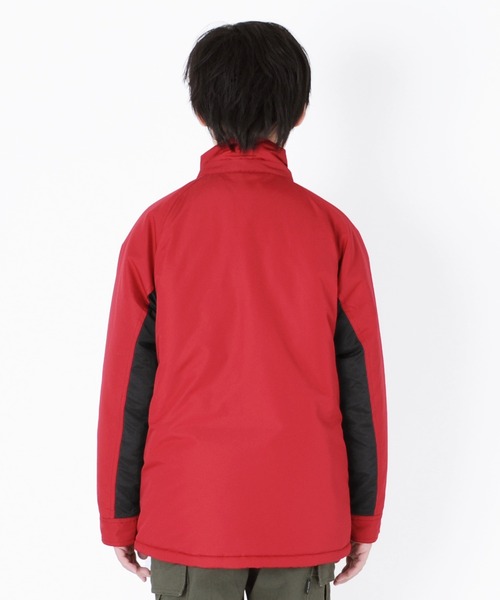 GLAZOS（グラソス）の「ポリエステルリップ ・中綿ジャケット（ブルゾン・キッズ・ブラック/レッド/マルチ・130cm/140cm/150cm/160cm/170cm）」の10枚目の写真