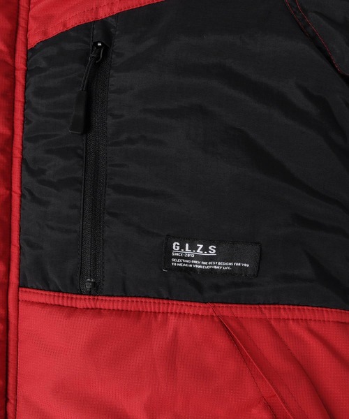 GLAZOS（グラソス）の「ポリエステルリップ ・中綿ジャケット（ブルゾン・キッズ・ブラック/レッド/マルチ・130cm/140cm/150cm/160cm/170cm）」の16枚目の写真