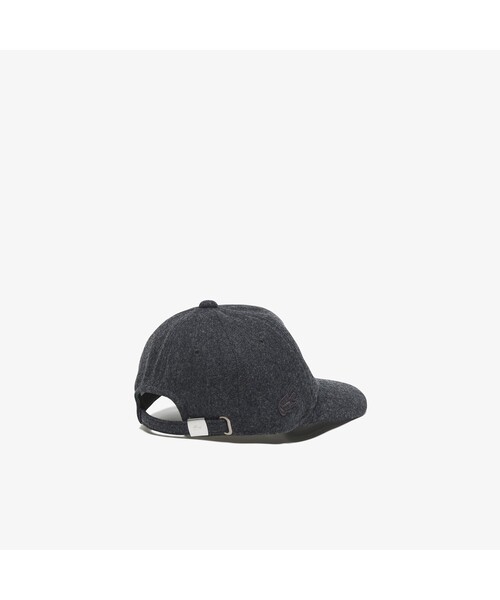 LACOSTE（ラコステ）の「メルトンシグネチャーキャップ（キャップ・メンズ・ブラック/チャコール・FREE）」の6枚目の写真