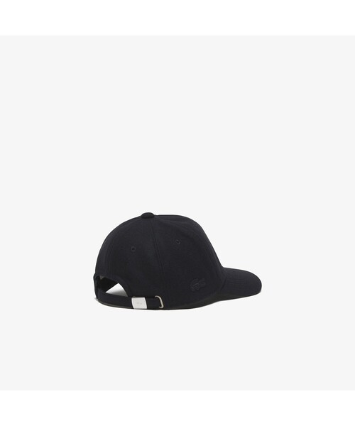 LACOSTE（ラコステ）の「メルトンシグネチャーキャップ（キャップ・メンズ・ブラック/チャコール・FREE）」の8枚目の写真