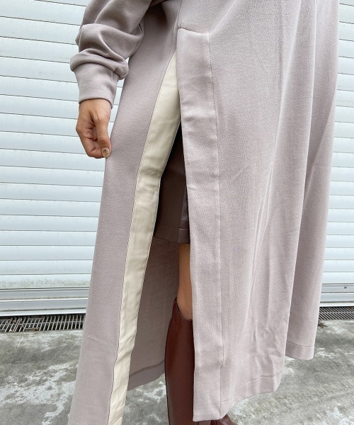 Vネックスリットロングカットソー（Tシャツ/カットソー）｜esutoreja（エストレジャ）