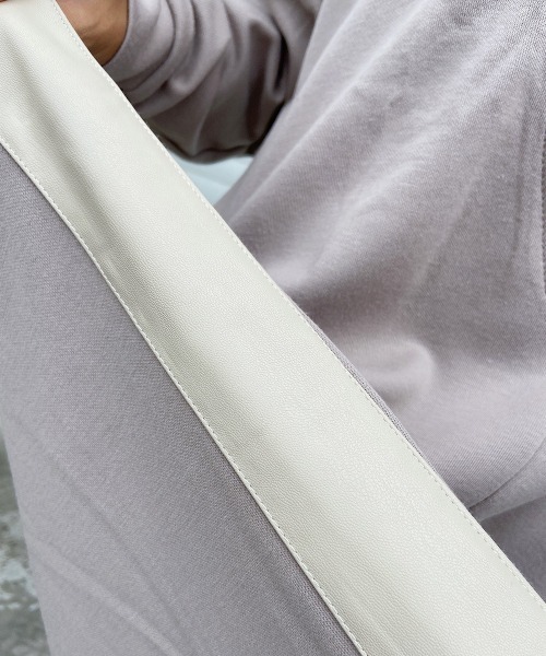 Vネックスリットロングカットソー（Tシャツ/カットソー）｜esutoreja（エストレジャ）