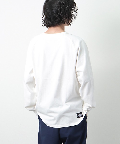 MOUNTAIN SMITH（マウンテンスミス）の「【 MOUNTAIN SMITH / マウンテンスミス 】ピグメントダイ 長袖 Tシャツ  ロンT（Tシャツ/カットソー・メンズ・ホワイト/ブラック/ベージュ・M/L/XL）」の11枚目の写真