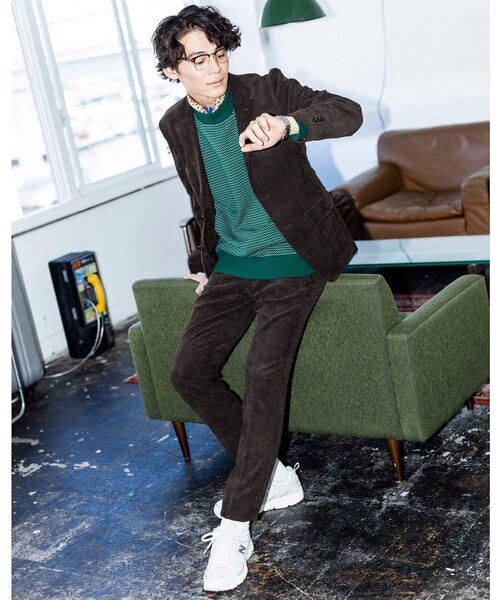 THE SHOP TK （ザ ショップ ティーケー ）の「◆アーバンコールジャケット（スーツジャケット・メンズ・ダークブラウン/ネイビー・01/03/04/02）」の8枚目の写真