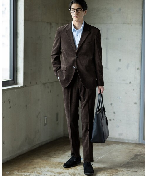 THE SHOP TK （ザ ショップ ティーケー ）の「◆アーバンコールジャケット（スーツジャケット・メンズ・ダークブラウン/ネイビー・01/03/04/02）」の9枚目の写真