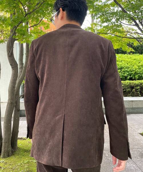 THE SHOP TK （ザ ショップ ティーケー ）の「◆アーバンコールジャケット（スーツジャケット・メンズ・ダークブラウン/ネイビー・01/03/04/02）」の14枚目の写真