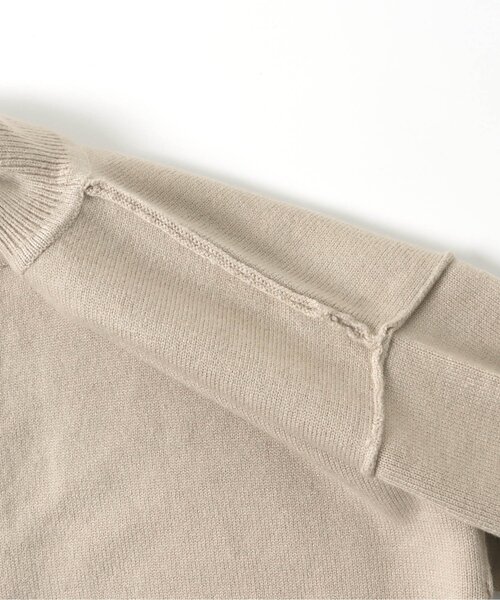 apres les cours（アプレレクール）の「スウェットライクニット_ウォッシャブル（ニット/セーター・キッズ・ピンク/カーキ/オレンジ/アイボリー/ブルー/ベージュ・80/110/90/140/100/120/130）」の20枚目の写真