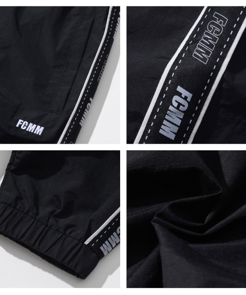 FCMM(エフシーエムエム)の「LOGO TAPE WINDBREAKER PANTS/ロゴテープウィンドブレーカーパンツ(その他パンツ・メンズ・グレー/ライトパープル/ブラック・MEDIUM/LARGE)」の15枚目の写真