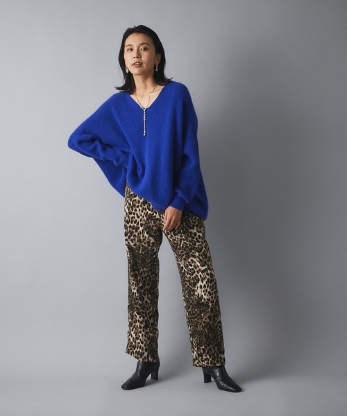 RIVE DROITE（リヴドロワ）の「独特な魅力を放つ柄パンツ　レオパードドロストパンツ（その他パンツ・レディース・ベージュ・FREE）」の7枚目の写真