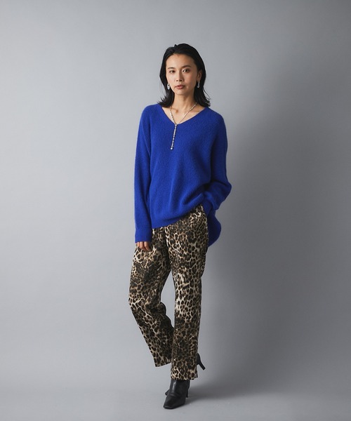 RIVE DROITE（リヴドロワ）の「独特な魅力を放つ柄パンツ　レオパードドロストパンツ（その他パンツ・レディース・ベージュ・FREE）」の8枚目の写真