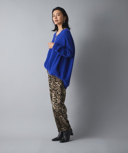 RIVE DROITE（リヴドロワ）の「独特な魅力を放つ柄パンツ　レオパードドロストパンツ（その他パンツ・レディース・ベージュ・FREE）」の9枚目の写真