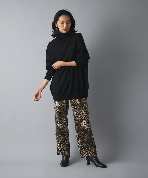 RIVE DROITE（リヴドロワ）の「独特な魅力を放つ柄パンツ　レオパードドロストパンツ（その他パンツ・レディース・ベージュ・FREE）」の11枚目の写真