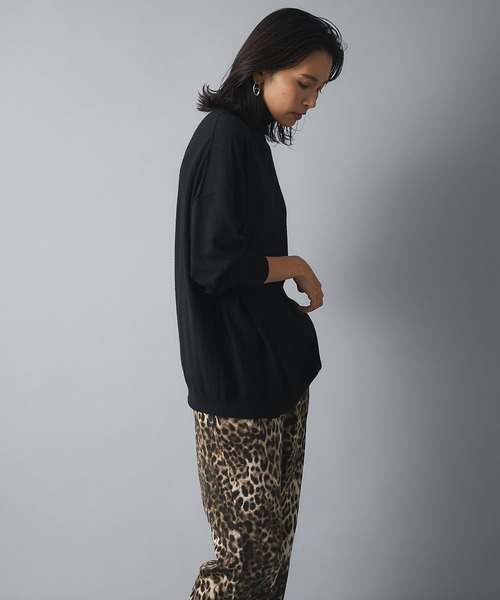 RIVE DROITE（リヴドロワ）の「独特な魅力を放つ柄パンツ　レオパードドロストパンツ（その他パンツ・レディース・ベージュ・FREE）」の14枚目の写真