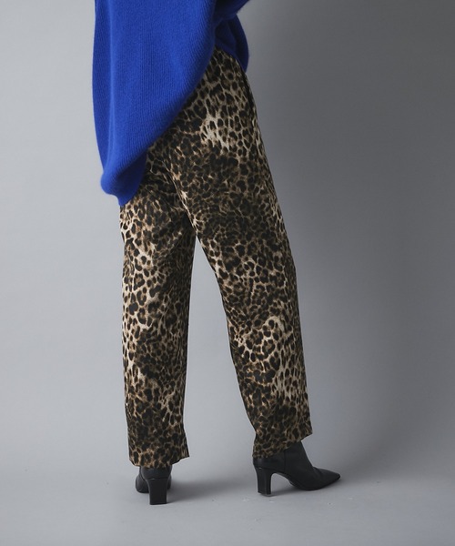 RIVE DROITE（リヴドロワ）の「独特な魅力を放つ柄パンツ　レオパードドロストパンツ（その他パンツ・レディース・ベージュ・FREE）」の5枚目の写真