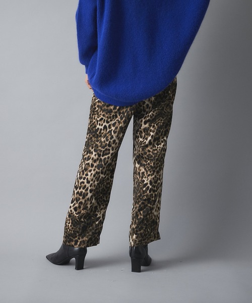 RIVE DROITE（リヴドロワ）の「独特な魅力を放つ柄パンツ　レオパードドロストパンツ（その他パンツ・レディース・ベージュ・FREE）」の6枚目の写真