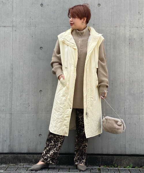 RIVE DROITE（リヴドロワ）の「独特な魅力を放つ柄パンツ　レオパードドロストパンツ（その他パンツ・レディース・ベージュ・FREE）」の18枚目の写真