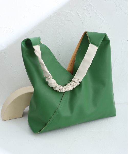 TABI PAL(タビパル)の「【TABI PAL】インナーポーチ付き トートバッグ(トートバッグ・レディース・ブラック/ブラウン/マスタード/グリーン/アイボリー・FREE)」の1枚目の写真