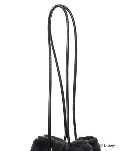 Disney（ディズニー）の「ファー巾着バッグ/Disney（ショルダーバッグ・レディース・カーキ/グレー・FREE）」の7枚目の写真