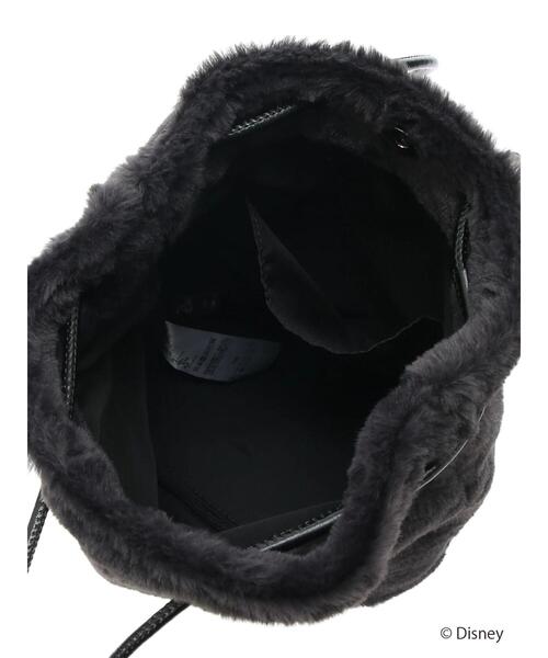 Disney（ディズニー）の「ファー巾着バッグ/Disney（ショルダーバッグ・レディース・カーキ/グレー・FREE）」の9枚目の写真