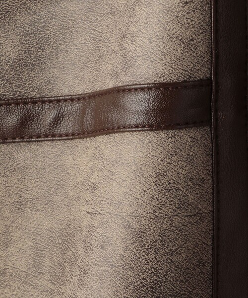 FREAK'S STORE（フリークスストア）の「【WEB限定】ALPHA/アルファ　WB-3 FAKE MOUTON/B-3フェイクムートン（ムートンコート・レディース・ブラック/ベージュ/ブラウン/オフホワイト・SMALL/MEDIUM）」の10枚目の写真