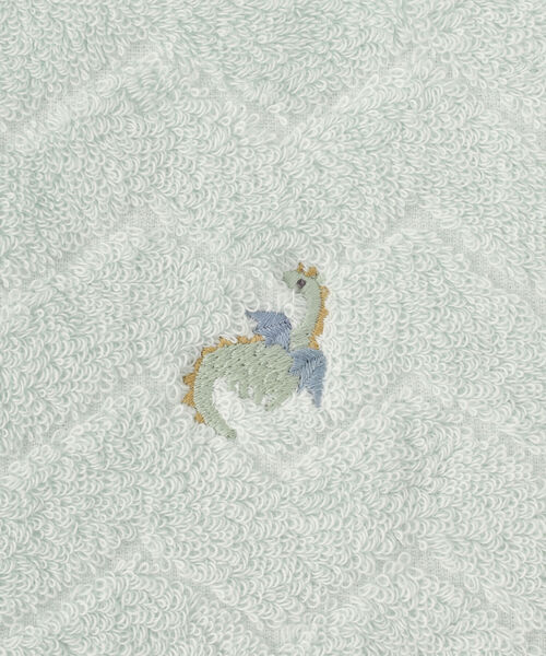 Afternoon Tea（アフタヌーンティー）の「レインボーフード付きバスタオル（おくるみ・キッズ・グリーン/アイボリー・ONE SIZE）」の15枚目の写真