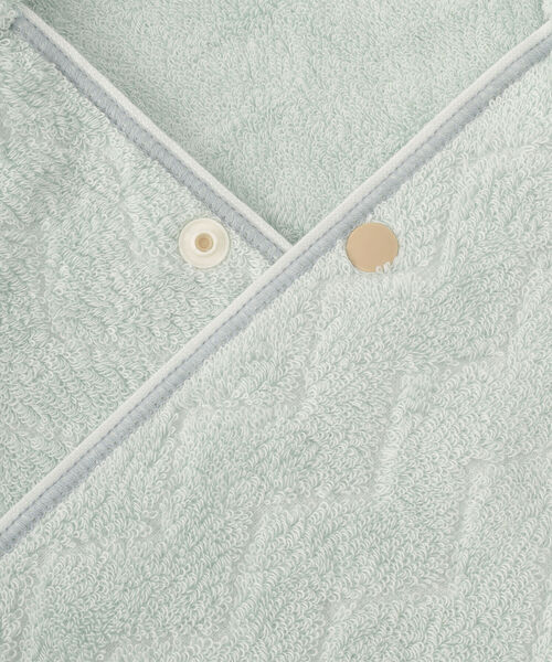 Afternoon Tea（アフタヌーンティー）の「レインボーフード付きバスタオル（おくるみ・キッズ・グリーン/アイボリー・ONE SIZE）」の16枚目の写真