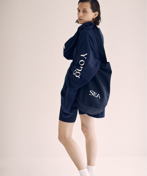 SEA（シー）の「リブバイクショーツ（その他パンツ・レディース・ネイビー/ブラウン・ONE SIZE）」の2枚目の写真