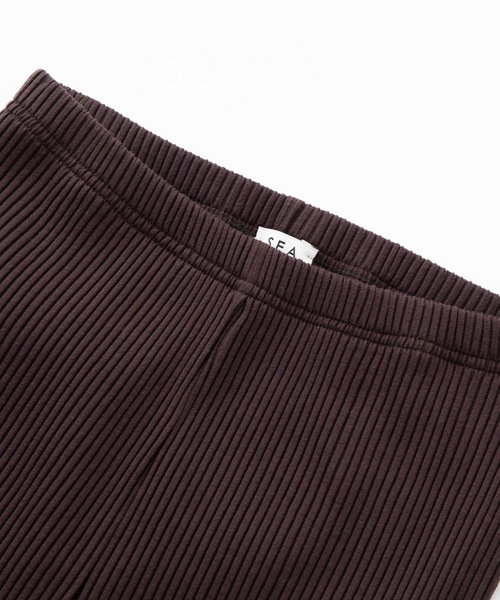 SEA（シー）の「リブバイクショーツ（その他パンツ・レディース・ネイビー/ブラウン・ONE SIZE）」の5枚目の写真