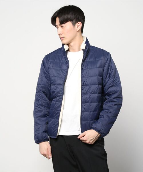 TAION(タイオン)の「【TAION】タイオン "DOWN × BOA”REVERSIBLE JKT TAION-R102MB(ダウンジャケット/コート・メンズ・レッド系1/ブラック×ブラック/キャメル/ネイビー系1/グレー系その他2/オリーブ系/ライトブラウン/ネイビー系/ベージュ系その他・LARGE/MEDIUM/X-LARGE)」の19枚目の写真