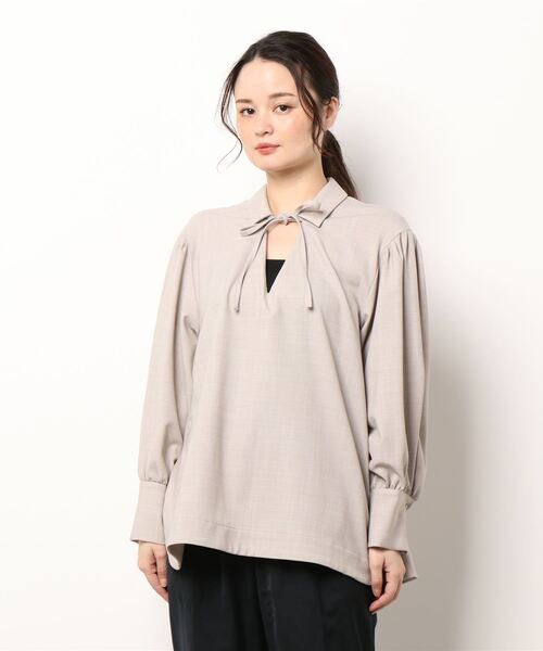 BOSCH（ボッシュ）の「ＴＷサイロ２ＷＡＹブラウス（シャツ/ブラウス・レディース・ブラック/ベージュ・38）」の18枚目の写真