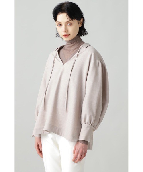 BOSCH（ボッシュ）の「ＴＷサイロ２ＷＡＹブラウス（シャツ/ブラウス・レディース・ブラック/ベージュ・38）」の7枚目の写真