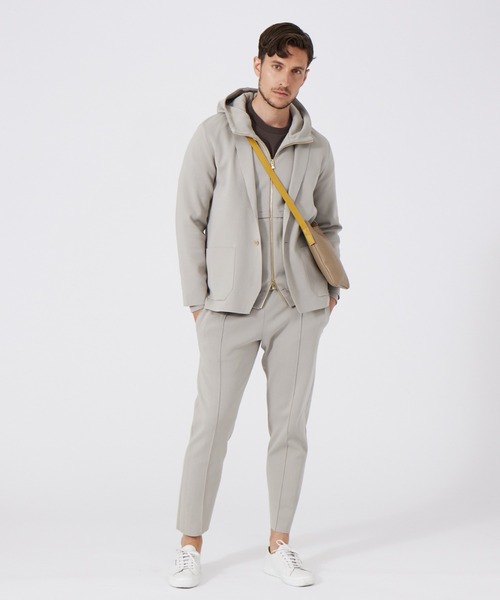 LAURA DI MAGGIO（ローラディマッジオ）の「【LAURA DI MAGGIO / ラウラ ディ マッジオ】ABAHOUSE別注 ミニ ショルダー 縦型サコッシュ バッグ（ショルダーバッグ・メンズ・ブラック/グレイッシュベージュ・フリー）」の21枚目の写真