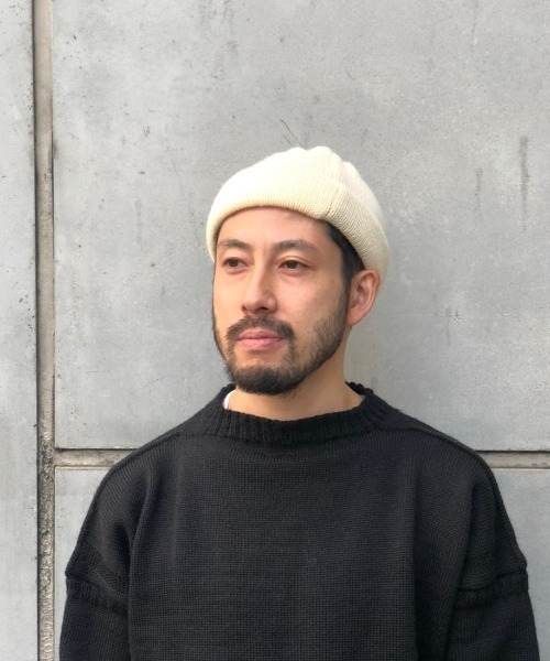 HIGHLAND 2000（ハイランドトゥーサウザンド）の「HIGHLAND2000/ハイランド2000　BW Tubular Bobbycap チューブラー　ボビーキャップ　HL-0007（ニットキャップ/ビーニー・メンズ・ブラック/グレー/イエロー/オレンジ/ナチュラル・FREE）」の4枚目の写真