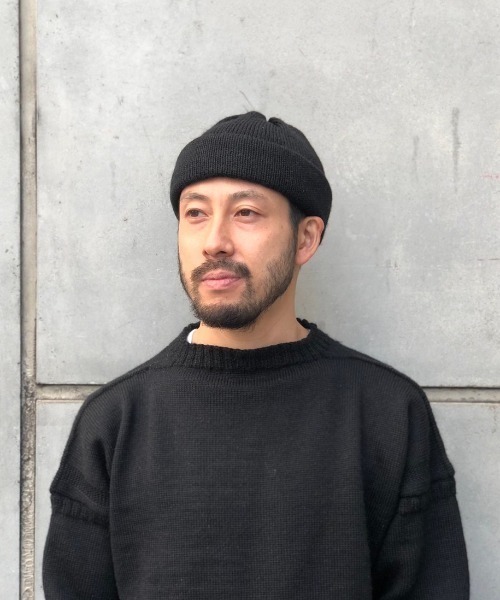 HIGHLAND 2000（ハイランドトゥーサウザンド）の「HIGHLAND2000/ハイランド2000　BW Tubular Bobbycap チューブラー　ボビーキャップ　HL-0007（ニットキャップ/ビーニー・メンズ・ブラック/グレー/イエロー/オレンジ/ナチュラル・FREE）」の6枚目の写真