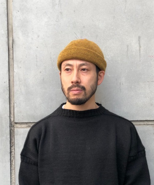 HIGHLAND 2000（ハイランドトゥーサウザンド）の「HIGHLAND2000/ハイランド2000　BW Tubular Bobbycap チューブラー　ボビーキャップ　HL-0007（ニットキャップ/ビーニー・メンズ・ブラック/グレー/イエロー/オレンジ/ナチュラル・FREE）」の13枚目の写真