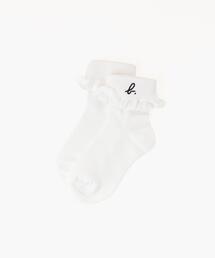 agnes b. | KD31 E CHAUSSETTE キッズ b.ロゴレースソックス(ソックス/靴下)