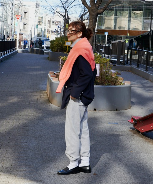 Auntie Rosa Holiday（アンティローザホリデー）の「ダブルブレストオーバージャケット（セットアップ対応）（テーラードジャケット・レディース・ブラック/ネイビー・FREE）」の20枚目の写真