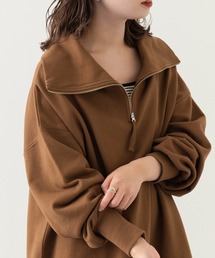 ハーフジップBIGスウェット