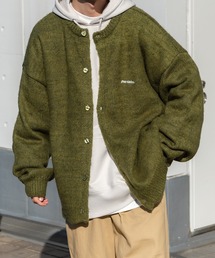 クルーネックカーディガン