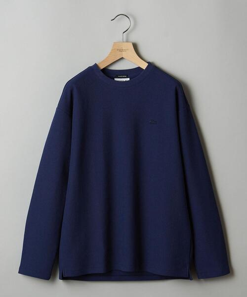 LACOSTE(ラコステ)の「【別注】 <LACOSTE(ラコステ)> 1TONE L/S T/カットソー(Tシャツ/カットソー・メンズ・ベージュ/ダークグレー/オリーブ/ネイビー・S/M/L/XL)」の1枚目の写真