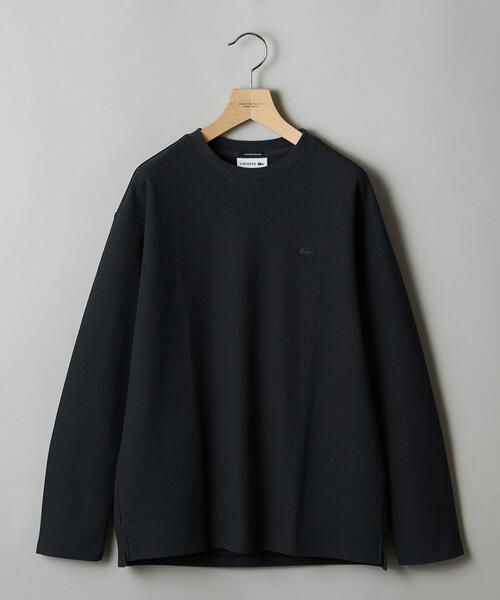 LACOSTE(ラコステ)の「【別注】 <LACOSTE(ラコステ)> 1TONE L/S T/カットソー(Tシャツ/カットソー・メンズ・ベージュ/ダークグレー/オリーブ/ネイビー・S/M/L/XL)」の2枚目の写真
