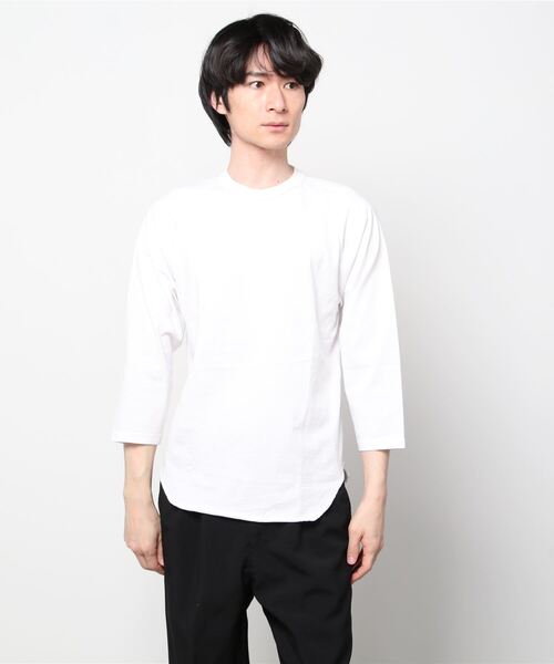 WALLA WALLA SPORT（ワラワラスポーツ）の「WALLA WALLA SPORTS/ワラワラスポーツ　3/4ベースボールTEE　ソリッド　3/4 BASEBALL TEE SOLID（Tシャツ/カットソー・メンズ・ホワイト/ブラック/ネイビー・L/XL/M）」の17枚目の写真