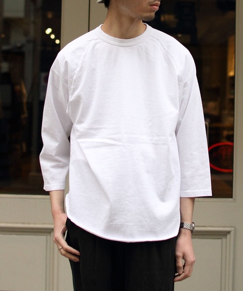 WALLA WALLA SPORT（ワラワラスポーツ）の「WALLA WALLA SPORTS/ワラワラスポーツ　3/4ベースボールTEE　ソリッド　3/4 BASEBALL TEE SOLID（Tシャツ/カットソー・メンズ・ホワイト/ブラック/ネイビー・L/XL/M）」の15枚目の写真